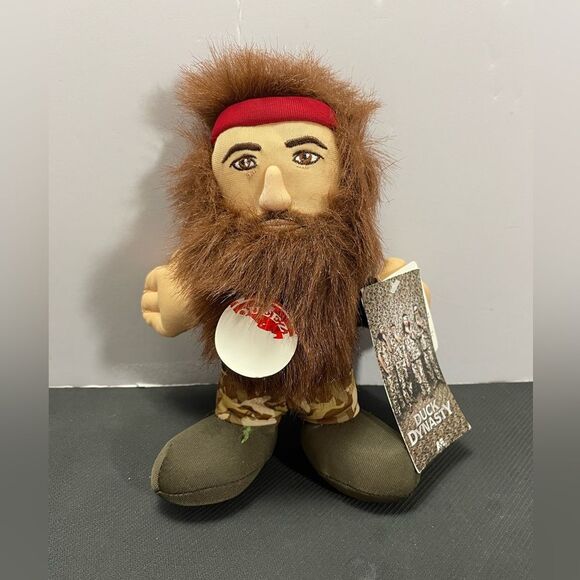 2013 Duck Dynasty A&E Talking Willie Robertson Plush Doll by Commonwealth W/Tag - Picture 1 of 3
